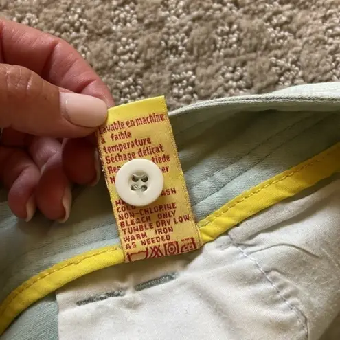 Catherine Malandrino Mint Green Seamed Pants