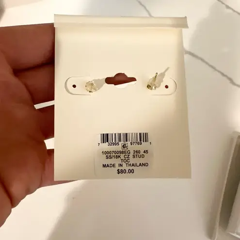 Giani Bernini  Gold Cubic Zirconia Earrings