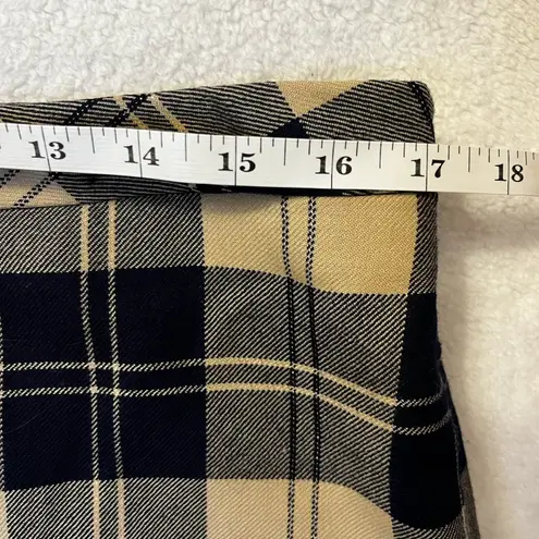 Brooks Brothers 346 Wool Plaid Pencil Skirt Size 12 Academia Classic Preppy