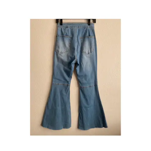 Max jeans 🆕 Super Flared Light Blue Bell Bottoms 11🆕