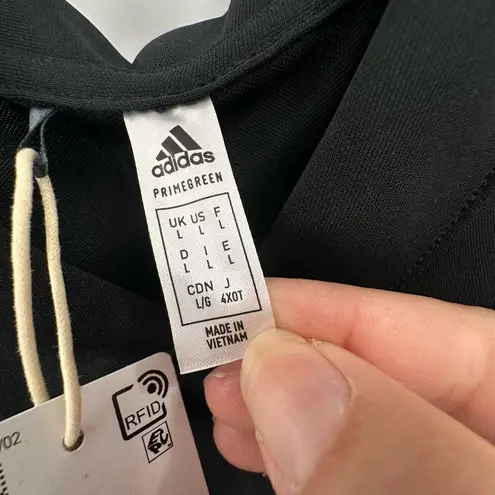 Adidas NWT  Trump National Primegreen Performance Golf Polo Shirt Black Large Wom