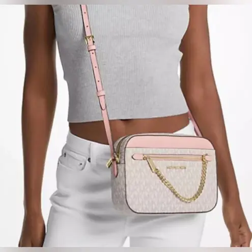 Michael Kors  Powder Blush Crossbody Bag with Matching Continental Wallet NWT