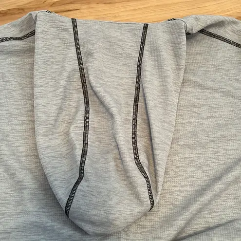 Kate Lord Gray 1/2 Button Up Performance Hooded Pullover Size XL - Image 12