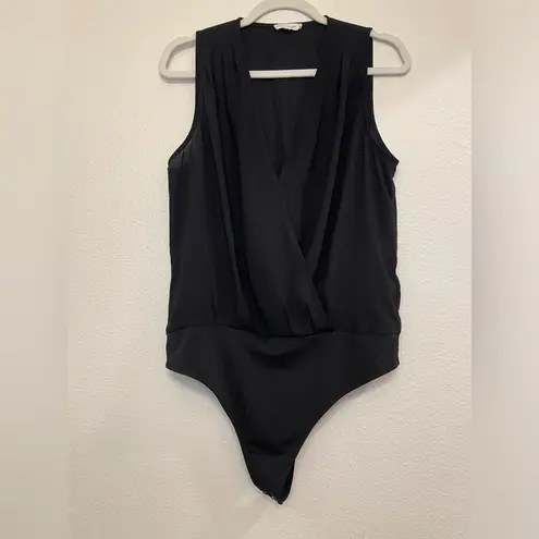 Good American  Women’s Georgette Blouson Wrap Bodysuit Size‎ 2