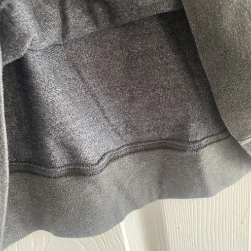 Womens XS Graphic Pullover Sweatshirt Look Like Cocktails Raglan Cozy Wine Gray