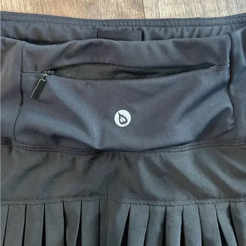 Baleaf Women’s High Waisted Black Pleated Running Skirt Tennis Skort Size XS