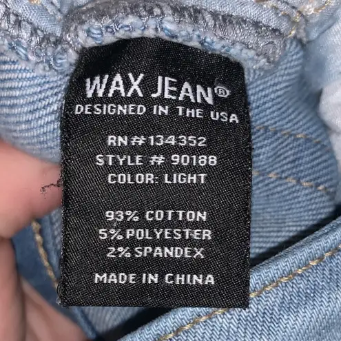 Wax Jean Wax Jeans High Waist Ripped Skinny Jeans Medium Wash