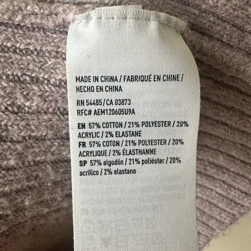 American Eagle  Ribbed Sweater Tank Top Skinny Strap Purple Pink Women’s Size L