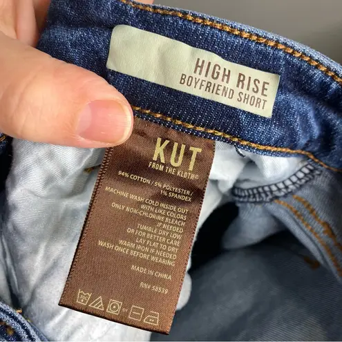 Kut From The Kloth  high rise boyfriend Shorts button fly womens size 20W casual - Image 6