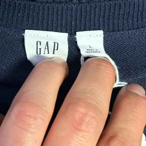 Gap  Cotton Navy Button Down Light Weight Cardigan - size L
