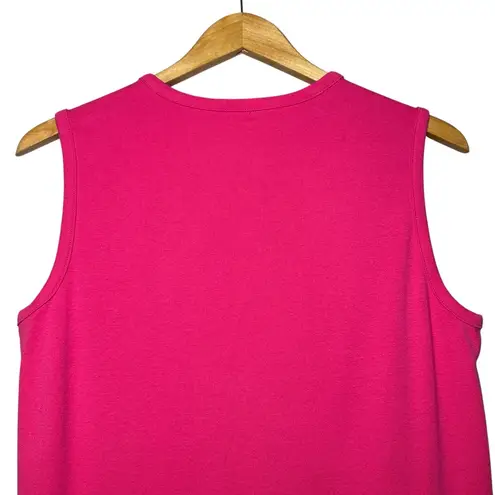 Duluth Trading Tank Top Women’s Size M Pink Crew Neck Sleeveless Casual Cotton