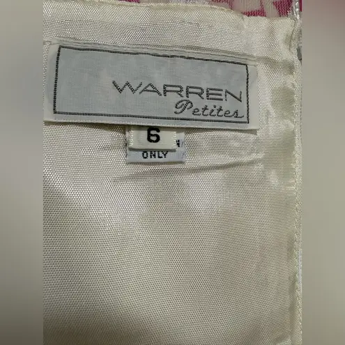 1950s Warren Petites Ivory Polka Dot Tulle Illusion Dress Tea Length Size 6 White