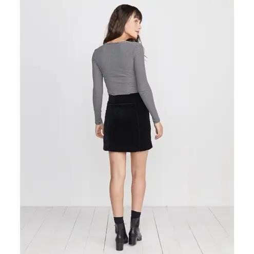 Marine layer Mallory Mini Skirt Women’s Size 12 Velvetine Night Out Pockets