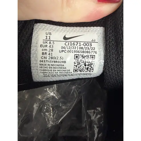 Nike New Women's Size 11 Black White  Air Max‎ Fusion Running Shoes CJ1671 003