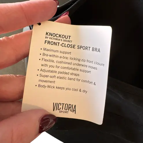 Victoria's Secret Victoria Sport - NWT Knockout Front-Close Sport Bra Sz 38D