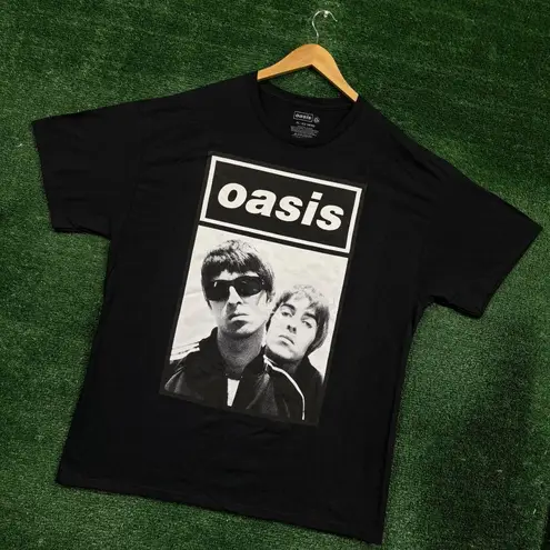 Oasis Noel & Liam Boxed Photo Rock Band T-Shirt Size Extra Large