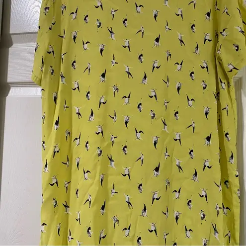 Karen Kane  Yellow Print Women's Top Size XL