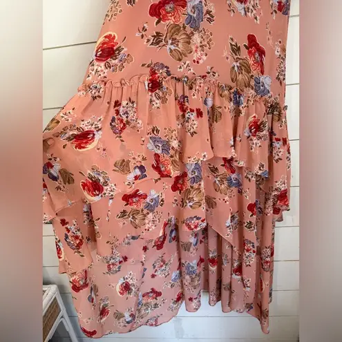 Cinq à Sept Cinq a Sept Jamie Georgette Floral Tiered Dress