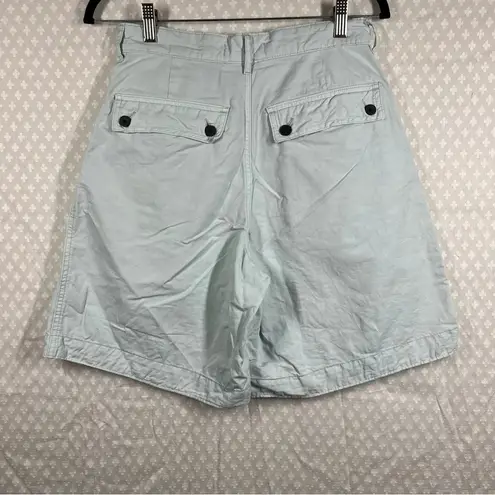 Everlane  Light‎ Blue The Tourist Organic Cotton High Rise Shorts