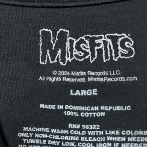 The Misfits Zombie Girl Punk Rock Band T-Shirt Size Large