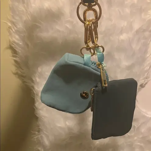 Stylish Blue and Black Wristlet Set