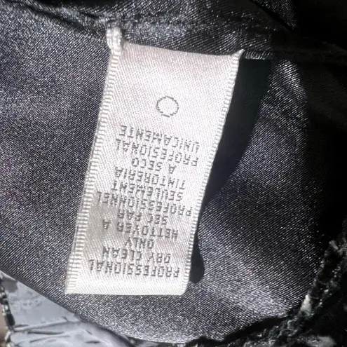 Badgley Mischka Black Floral Velvet Lace Spaghetti Strap Formal Maxi Dress