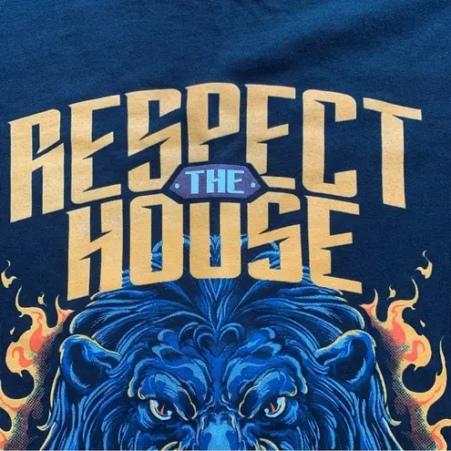 Next Level Apparel Respect the House Never Settle Lion Graphic T-Shirt in Black - Small, NWOT - Image 4