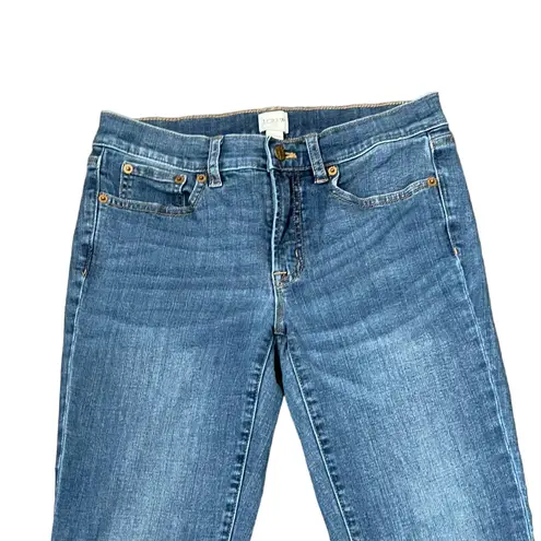 J.Crew  Skinny Jeans Size 27/28‎ Blue Womens Denim Cotton Stretch Blend 27X28