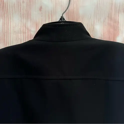 Jones Wear  Black Tie Waist Suit Jacket