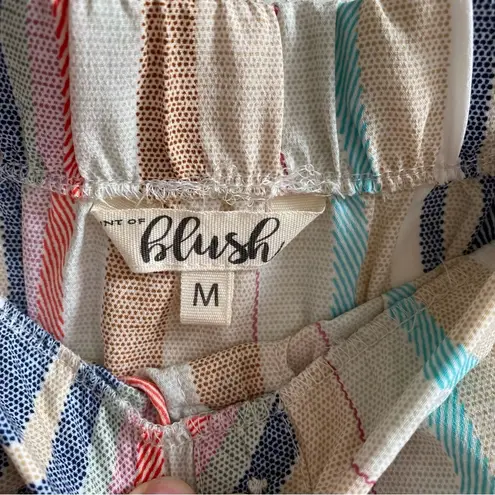 Hint of Blush strapless romper