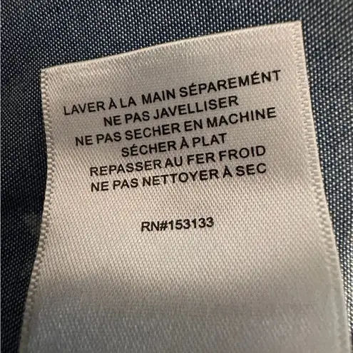 Stellah Star Print Blue Tunic Top Shirt Dress Boho Western Size Small