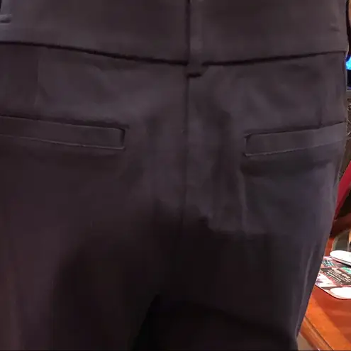 Alfani blue straight leg pants &side zipper size 6