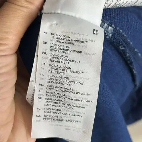 G-Star Womans Size Small Denim Maxi Dress High Low Rope Belt Waist