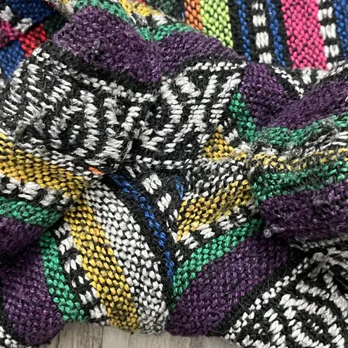 Kaisely Multicolored Boho Vertical Striped Shorts Size XL