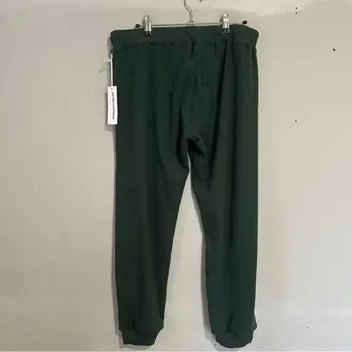 perfectwhitetee Brooke Cozy Triblend Ribbed Jogger NEW Green Size L