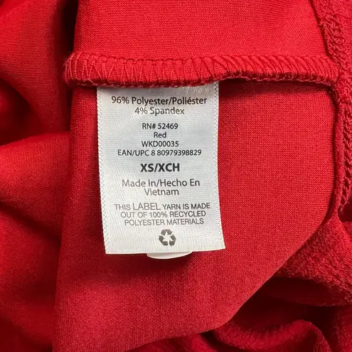 Free Assembly Red Balloon Sleeve Women’s Dress Size XS