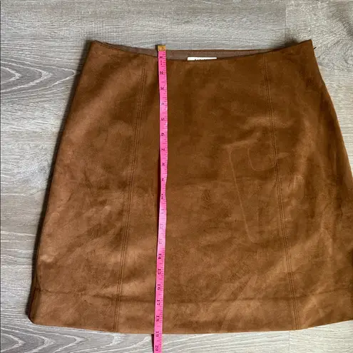 Aritzia  Babaton Modern Mini Faux Suede Skirt 10