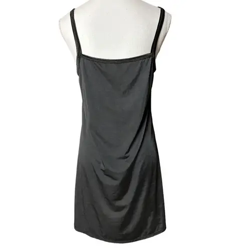 Vanity Fair Slinky Sexy Little Black Slip Dress Size 18 (but will fit smaller)