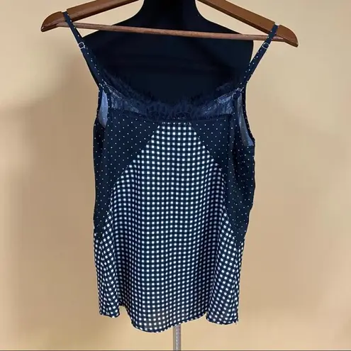 Ten Sixty Sherman 🛍️ Black White Spaghetti Straps Lace Trim Camisole Sz S NWOT - Image 7