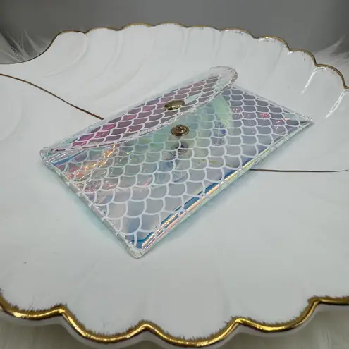 Holographic Iridescent Clear Card Case Wallet - Image 2