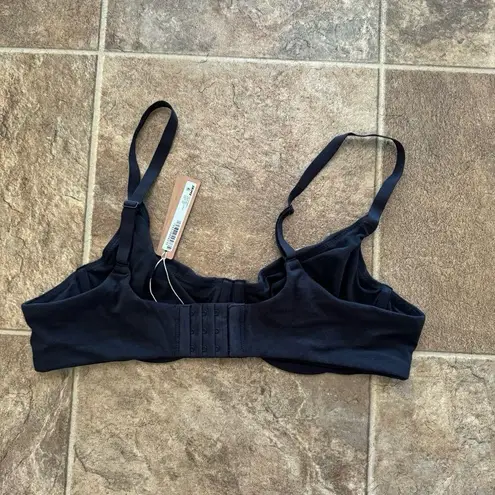 SKIMS Cotton Jersey T-shirt Bra Soot 38D