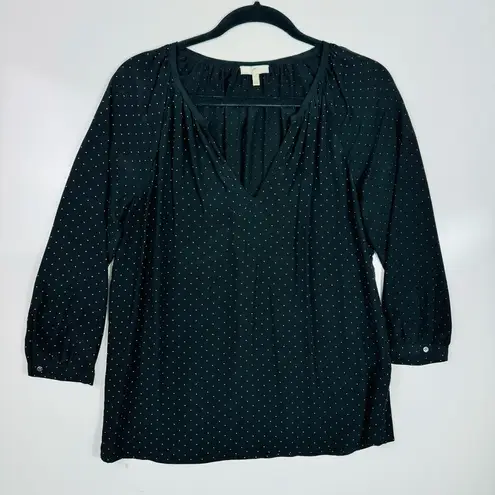 Joie REVOLVE  Silk Balisa Popover Polka Dot Blouse Size XS