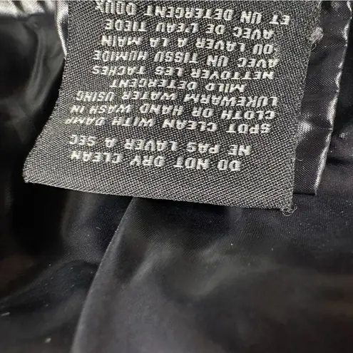 SAM. Isabel Vegan Down Puffer Jacket Faux Leather Stowaway Hood Saddle Brown S