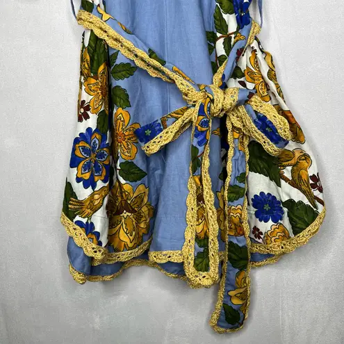 Farm Rio Garden Scarf Cover-Up Romper