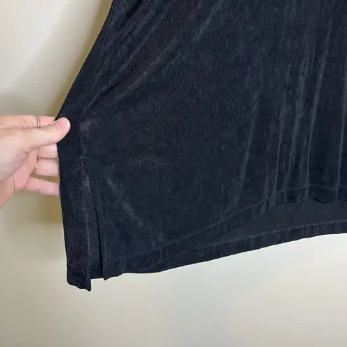 Laura Ashley Women Tunic top 2x Relax Fit Whimsigoth Embroidered Dark Floral Witchy Romantic