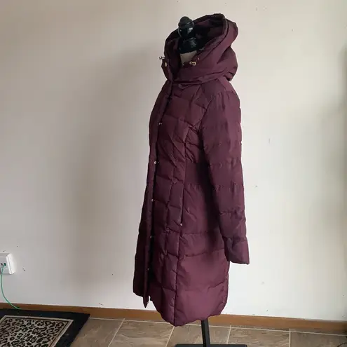 Cole Haan  Merlot Goose Down Puffer Coat