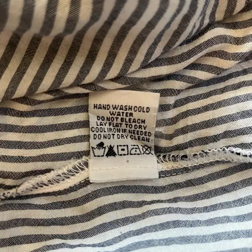 Velvet Heart Los Angeles 3/4 Length Sleeve Grey/White Stripe Ruffle Butt…