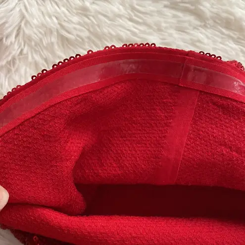 Balenciaga Red Sequin Thigh High Boots 😍