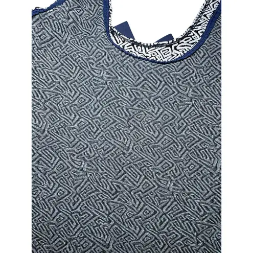 NWOT Vena Cava Knit Dress Women XS Body Con High Fashion Navy Blue, Black & Grey Blue