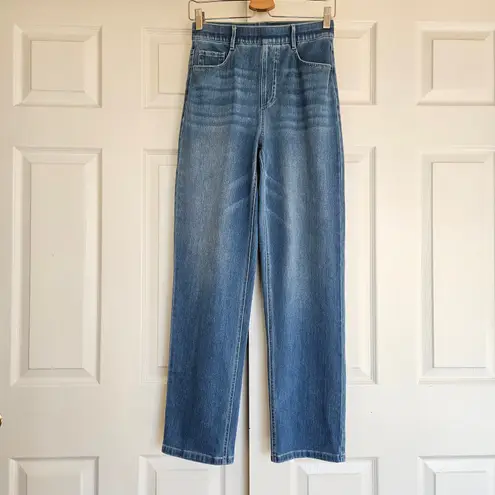 Halara Flex High-Waisted Pockets Straight Leg Washed Casual Jean Size Small